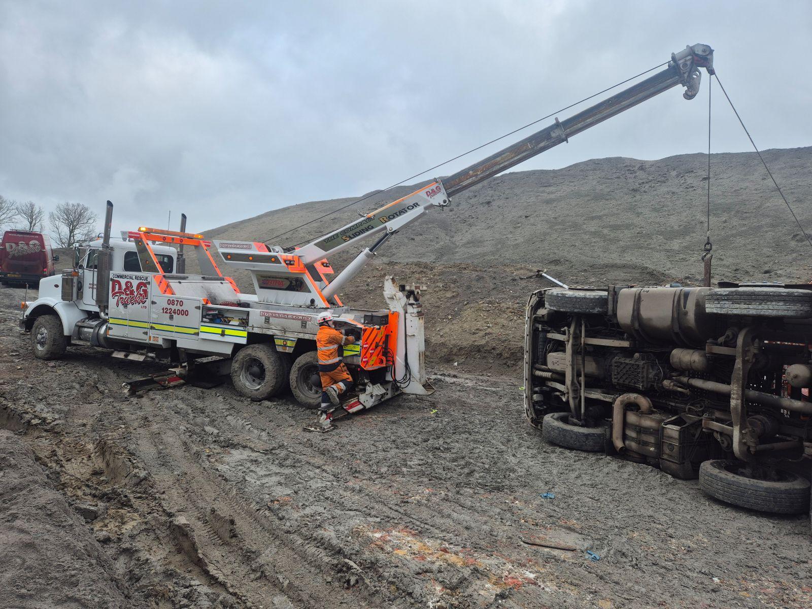 D&G Assist recovery operator certified for construction and NHSS sector work
